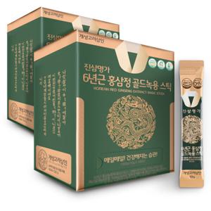 진삼명가 6년근 고려홍삼정 녹용스틱 100포+100포 /진세노사이드11mg/가정의달특가