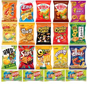 과자 간식 종합 과자세트 스낵 사무실간식 과자선물세트 (스낵19개세트)