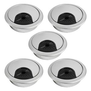 (5개입) 53mm 원형 전선캡 책상 데스크 타공 상판 홀캡 구멍 커버 마감캡 정리 마개