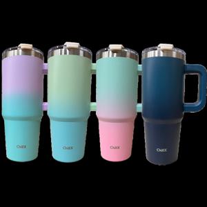 투톤 밀폐 보온보냉 스텐 900ml 텀블러 커스텀 제작  대용량 손잡이 선물용