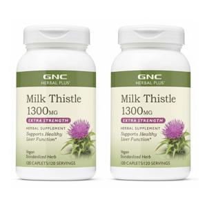 GNC 밀크씨슬 1300mg(120정) 2통