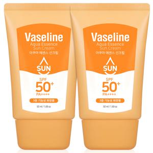 바세린 아쿠아 에센스 선크림 자외선차단제 썬크림 SPF50+ PA++++ 50ml 2개