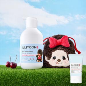 (7% 결제할인) 일리윤x몬치치기획 세라마이드 아토로션 600ml 1입 +몬치치 파우치+수딩젤30ml