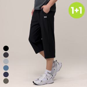 1+1 에버라스트 남자 7부 여름 바지 스트라이프 팬츠