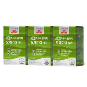 식물성 퓨어 알티지 rTG 오메가3 이지 60캡슐 X 3개 (3개월분)