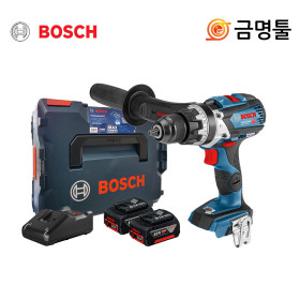 보쉬 GSB18V-110C 충전햄머드릴 18V 5.0AH 2팩 BL모터 토크110Nm 드릴+함마기능