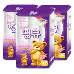 오리지널 땡큐 3겹 두루마리 휴지 화장지 30롤 3팩