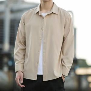 남자 가을 봄 정장셔츠 긴팔 셔츠 블랙 오버핏 남방/남성/와이셔츠/겨울/레이어드/체크/티셔츠/드레스