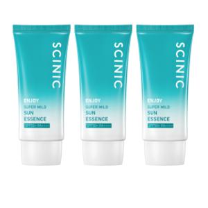싸이닉 엔조이 슈퍼 마일드 수분 선에센스 50ml / 저자극 선크림 차단제 3개
