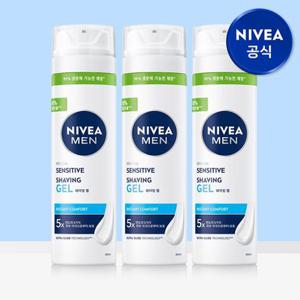 니베아 맨 센서티브 쉐이빙 젤 200ml 3개