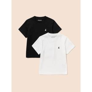 [빈폴키즈] 핫썸머 아이스 반소매 티셔츠 2PACK 세트 - 화이트 (BI6442U021)