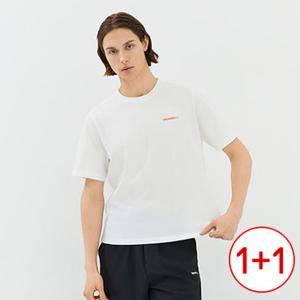 [머렐] 남성 스탠다드핏 기능성 반팔 티셔츠(1+.1) (D5SS201MWHT-K+D5SS201MWHT-K)