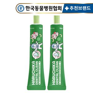 펫생각 하루치카 바르는 강아지 치약 메론향 60g 2개