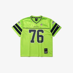 (뉴에라키즈)NFL 시애틀 시호크스 팬 웨어 티셔츠 네온 그린 15132094-D