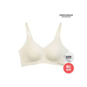 [크로커다일 이너웨어]라이크라 인견쉘론 몰드부착 더블스트랩 브라 1종 CDWBR5N33T