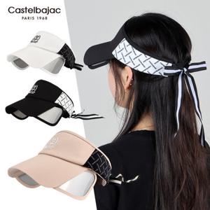 [무료배송]까스텔바작 라벨르 리본 여성 바이저 BWEW-GC502