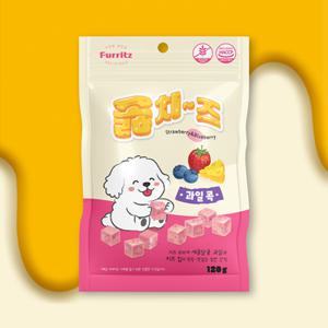 옳치즈 과일콕(치즈+과일)120g 강아지간식
