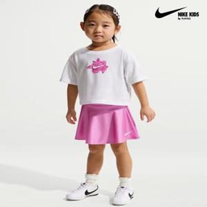 [백화점][나이키키즈] (1 color) 나이키걸샤인 스커트세트 A262ST884P 돌-4세 A262ST884P