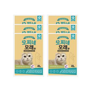 모찌네 고양이 모래 라벤더향 4L x 6EA(24L) 18.6kg