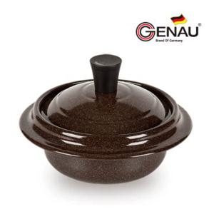 [백화점][택가54000원][독일제너] 황토 도자기코팅 무쇠솥 인덕션겸용 16cm