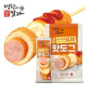 명랑핫도그 BEST 3종 골라담기 (오리지널/시그니처모짜/청양) 680g*1팩(8개)