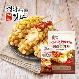 명랑핫도그 케이준감자 통모짜 핫도그 960g x 1팩 (8개입)