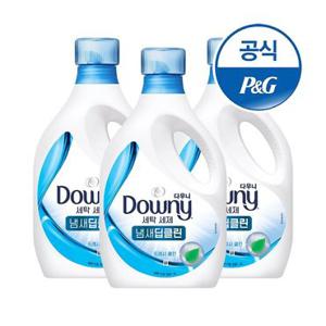 다우니 프리미엄 세탁세제 냄새딥클린 1.9L 3개