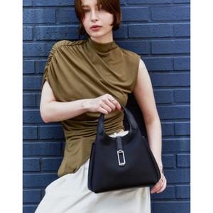 닥스 액세서리 26SS 완판리오더D-LOCK 블랙 D락장식 나일론 토트백 DCBA6E966BK