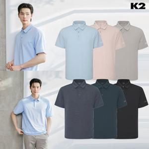 [백화점]K2(이채민착용) 남성 시원서커 ICE WAFFLE 폴로 KMM26245-(GS)