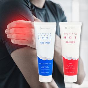 요술손 식이유황 MSM 크림 120ml 핫 or 쿨 /운동 전후 마사지 크림