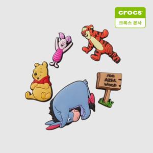 [백화점][크록스본사]곰돌이 푸 5개 세트 지비츠  참 10011268-GR