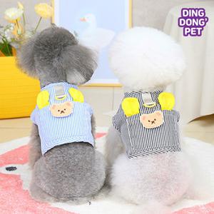 딩동펫 강아지 베어 덴디 셔츠 하네스