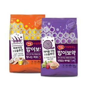 [하림펫푸드] 밥이보약 CAT 사료3.4kgx2(피모+걱정없는헤어볼)