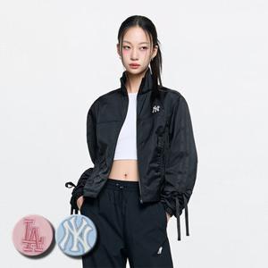 [백화점]MLB 여성 스포티브 새틴 셔링 바람막이 점퍼 (3FWJB1463)