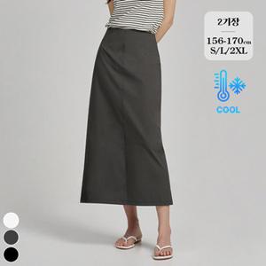포레스트핏 H라인 뒷트임 여름 스판 스커트 (SK2503)