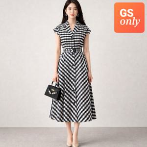 [몽벨리즈][GS ONLY]디오르체크셔츠원피스 mde2302787