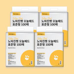 노마진펫 오늘패드 20g 400매 표준형/대형 강아지배변패드 초강력흡수