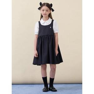 [빈폴키즈] 클래식 민소매 원피스 & 저지 블라우스 세트  블랙 (BI6371G055)