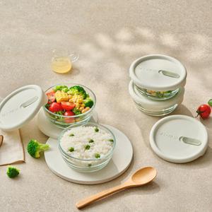 [VIP] 글라스락 훈맹정음 햇밥용기 300mL 4조 세트