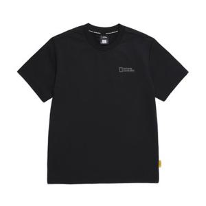 내셔널지오그래픽 N252UTS990 COOL MAX 베이직핏 반팔 티셔츠 CARBON BLACK