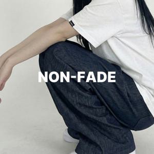 [리뷰극찬] 이염없는 생지 밴딩 데님 와이드팬츠 남녀공용 청바지