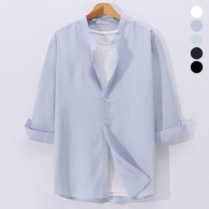 [후앙스] 여름 린넨 차이나카라 7부 반팔 셔츠 SBST4218