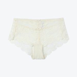 [섹시쿠키]러블리 컴포트 크림 사각레이스 팬티 SCWPZ422_CA