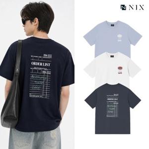 [NIX]유니) 20S싱글 - ORDER 그래픽 티셔츠(FNRMCTR783P)