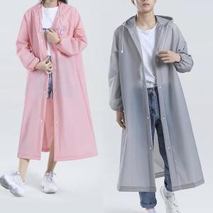여자 남자 EVA 레인코트 패션 경량 우비 롱우비 캠핑우비 코트우의
