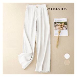[앳마크]ATMARK 서머루즈린넨뒷밴딩팬츠_AA43PT030G