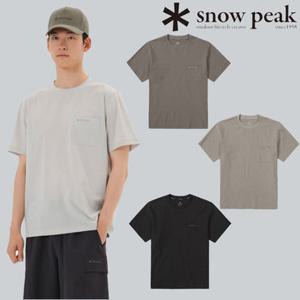 [백화점][스노우피크] 에어 퀵드라이 반팔 티셔츠 S25MMTTS14 PG S25MMTTS14PG
