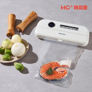 해피콜 비스티브 가정용 진공포장기 7종세트 HDVS-E30A1WH