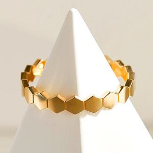 골드앤 14K 허니콤 반지 3mm