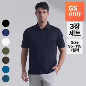 [3장세트] 팜스프링스 남성 드라이쿨 반팔 카라티셔츠 7컬러